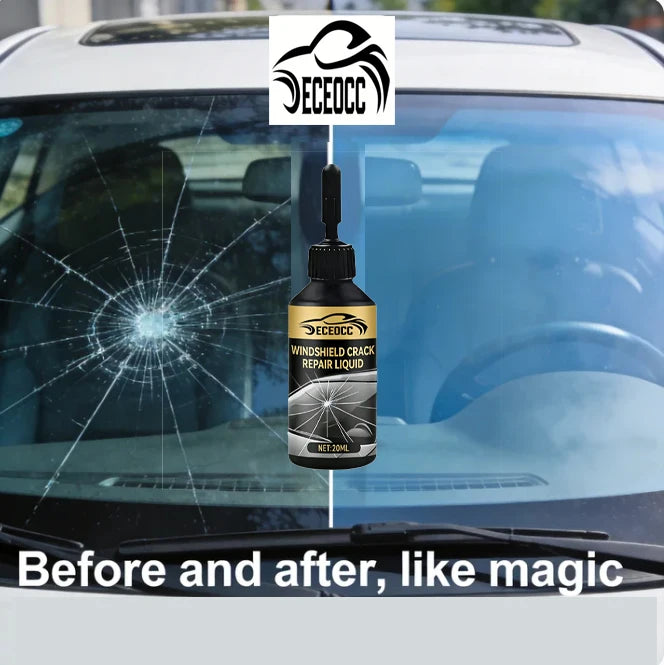 Auto Glass Repair Kit | Windshield Crack & Chip Repair Liquid