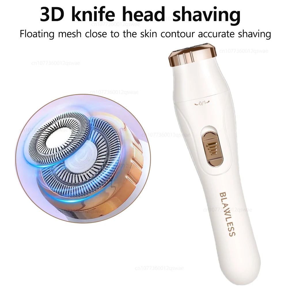 Portable Epilator for Women – Painless Hair Removal for Face & Body