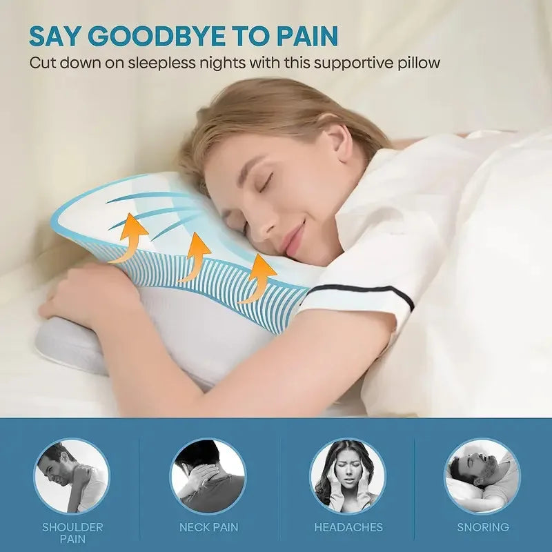 Contoured Memory Foam Pillow