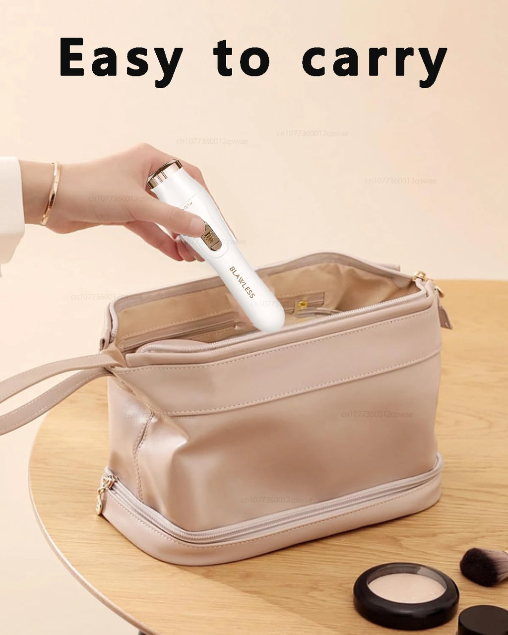 Portable Epilator for Women – Painless Hair Removal for Face & Body