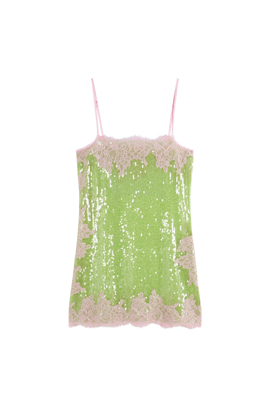 Women's Floral Lace Sequin Mini Slip Dress – Spaghetti Strap Sweetheart Bodycon