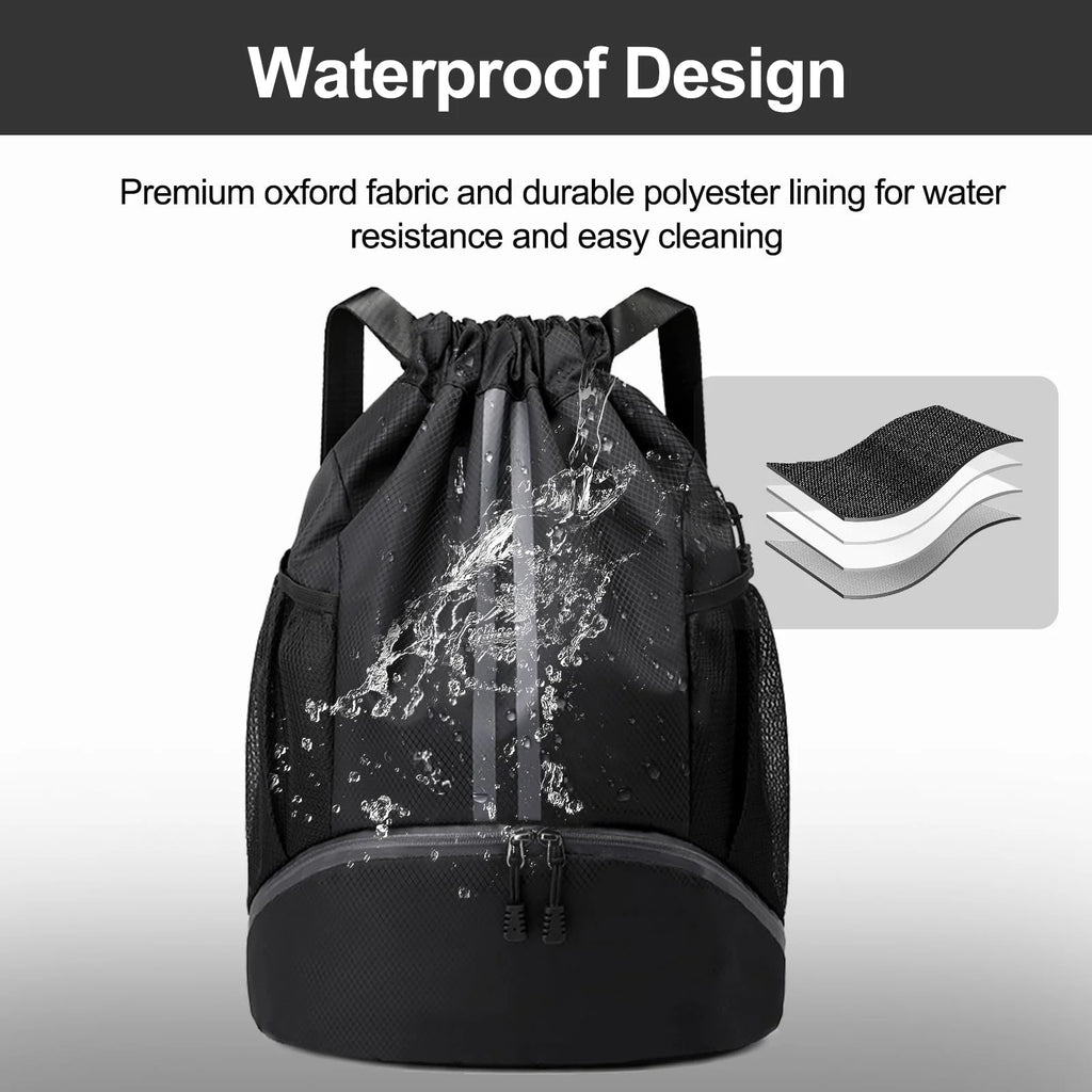 Sport Gym Drawstring Backpack – Lightweight for Fitness, Travel & Outdoor
