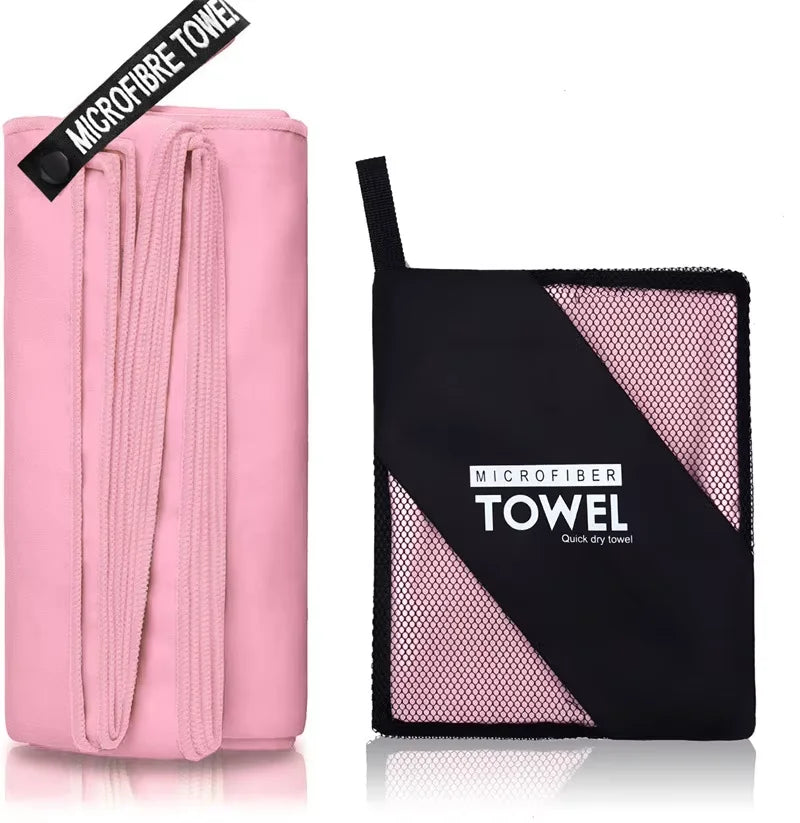 Quick-Dry Microfiber Towel – Ultra-Absorbent for Gym, Beach & Travel
