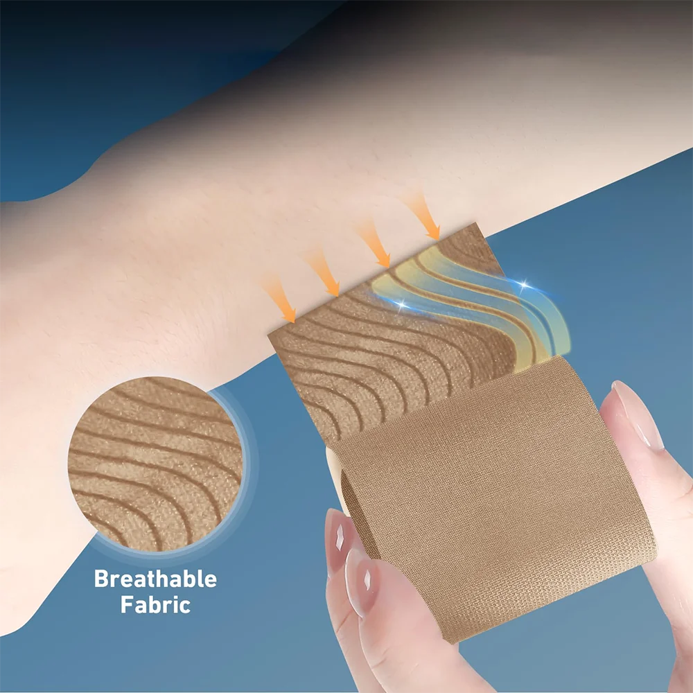 Kinesiology Ankle Tape – Breathable Elastic Strips for Sprain Prevention