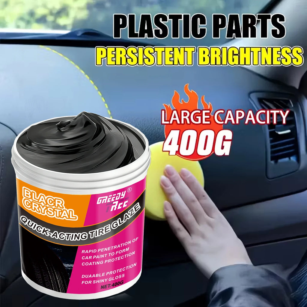 All-in-One Plastic & Rubber Repair Cream | Instant Black Restoration & Scratch Remover