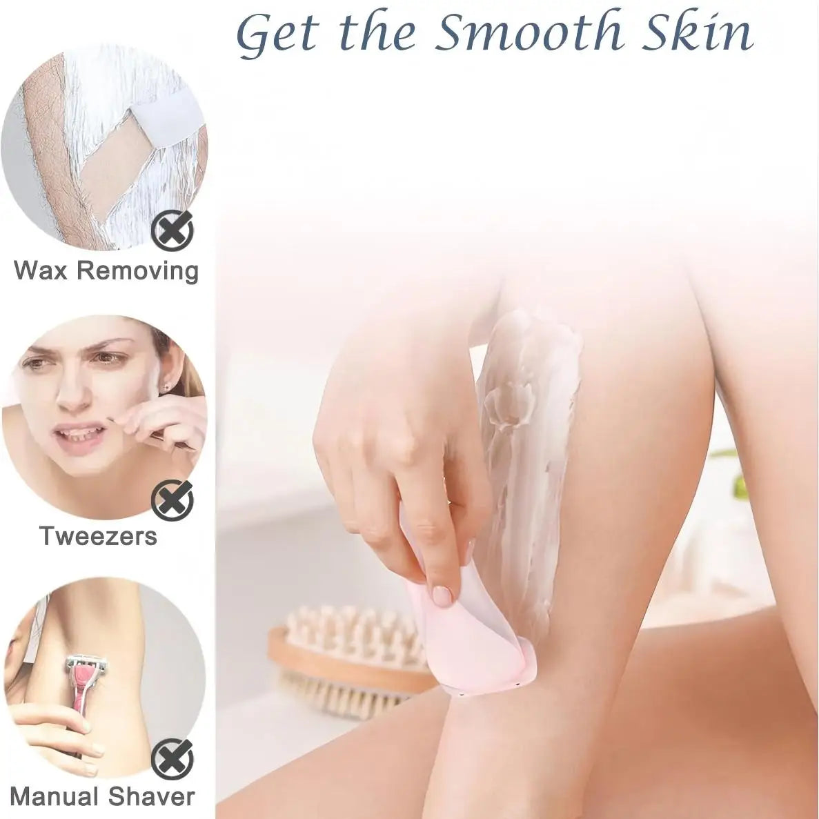 Women’s 2-in-1 Electric Shaver – Wet & Dry Painless Hair Removal