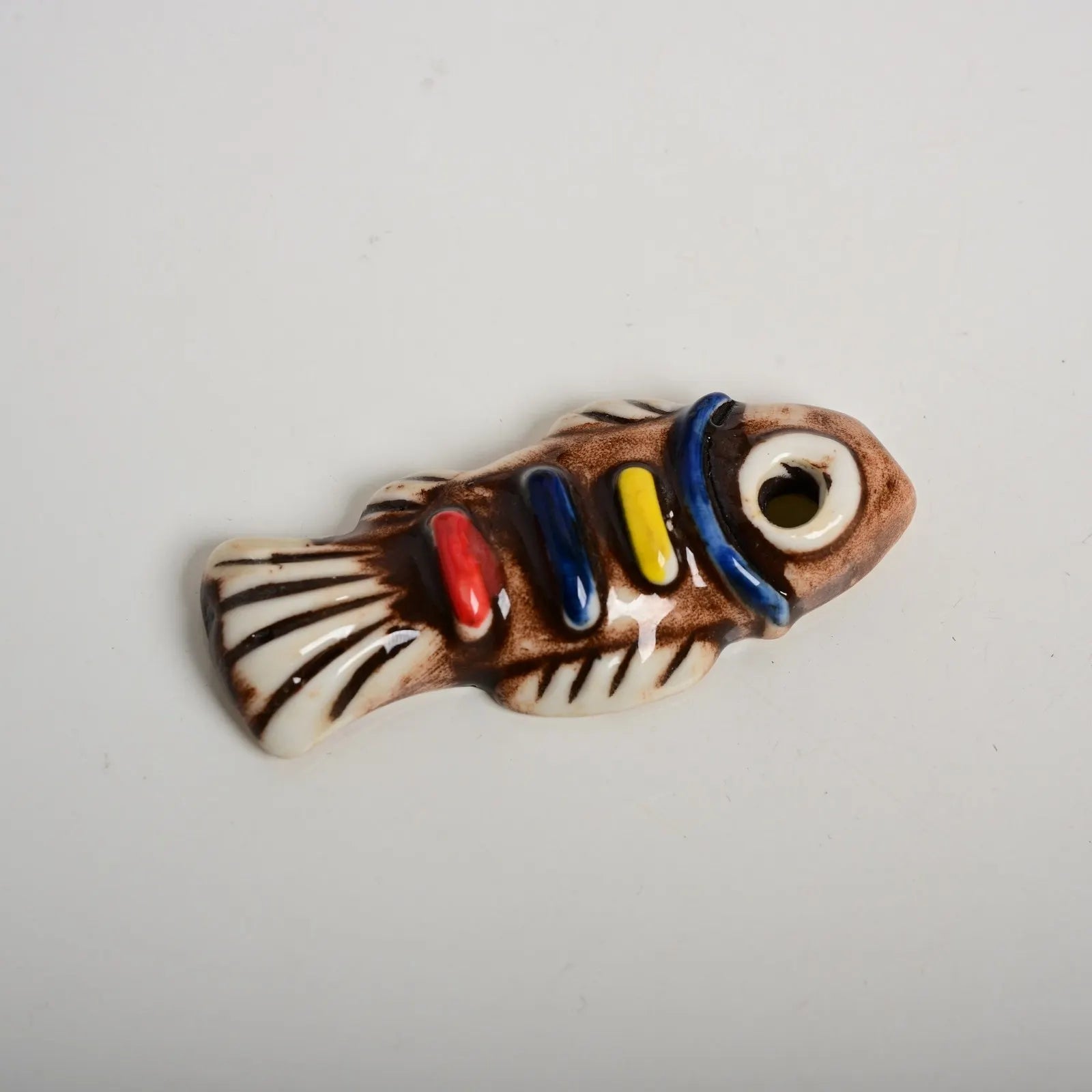 Handmade Ceramic Fish Beads – Large Hole DIY Loose Beads for Jewelry Making