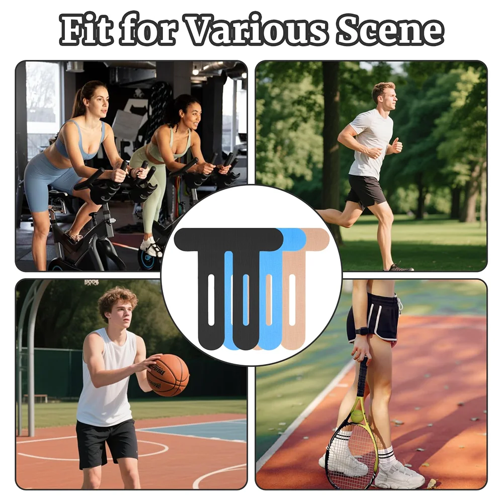 Kinesiology Knee Tape – 10-Pack Waterproof & Elastic Athletic Support
